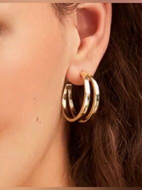 Kendra Scott Zorte Split Hoop Earrings
